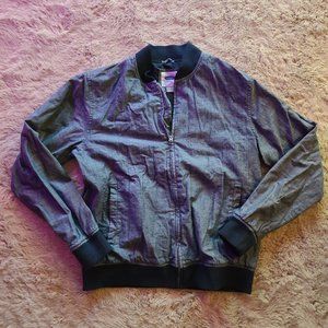 Old Navy chambray bomber jacket